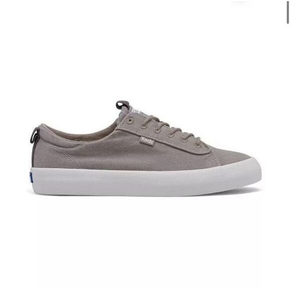 Keds Shoes - Keds Women's Kickback 8 Canvas Slip on Sneakers Gray Shoes New Fall Comfort